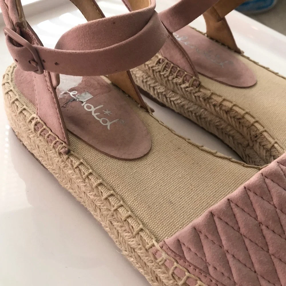 Splendid Women’s Seward Platform Espadrille Sandal Size 8.5